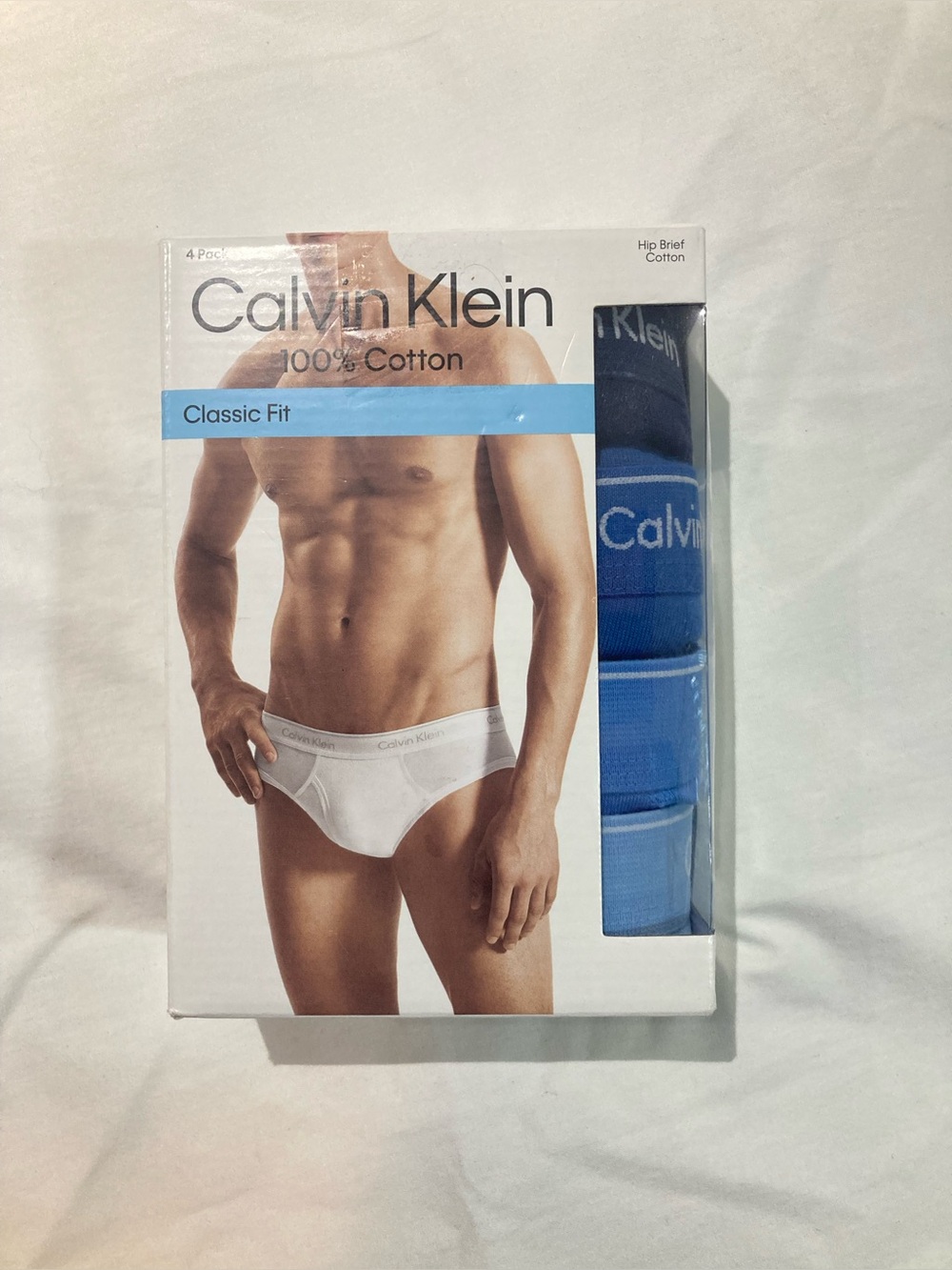 4-pack Calvin Klein hip briefs, Men’s size XL, NIB